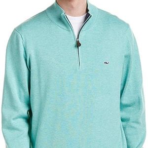 Vineyard Vines Hammock Green 1/4 Zip Sweater (Larg